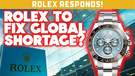 rolex watch shortage 2021|Rolex shortage 2022.